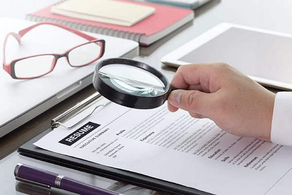 Pre-employment screening